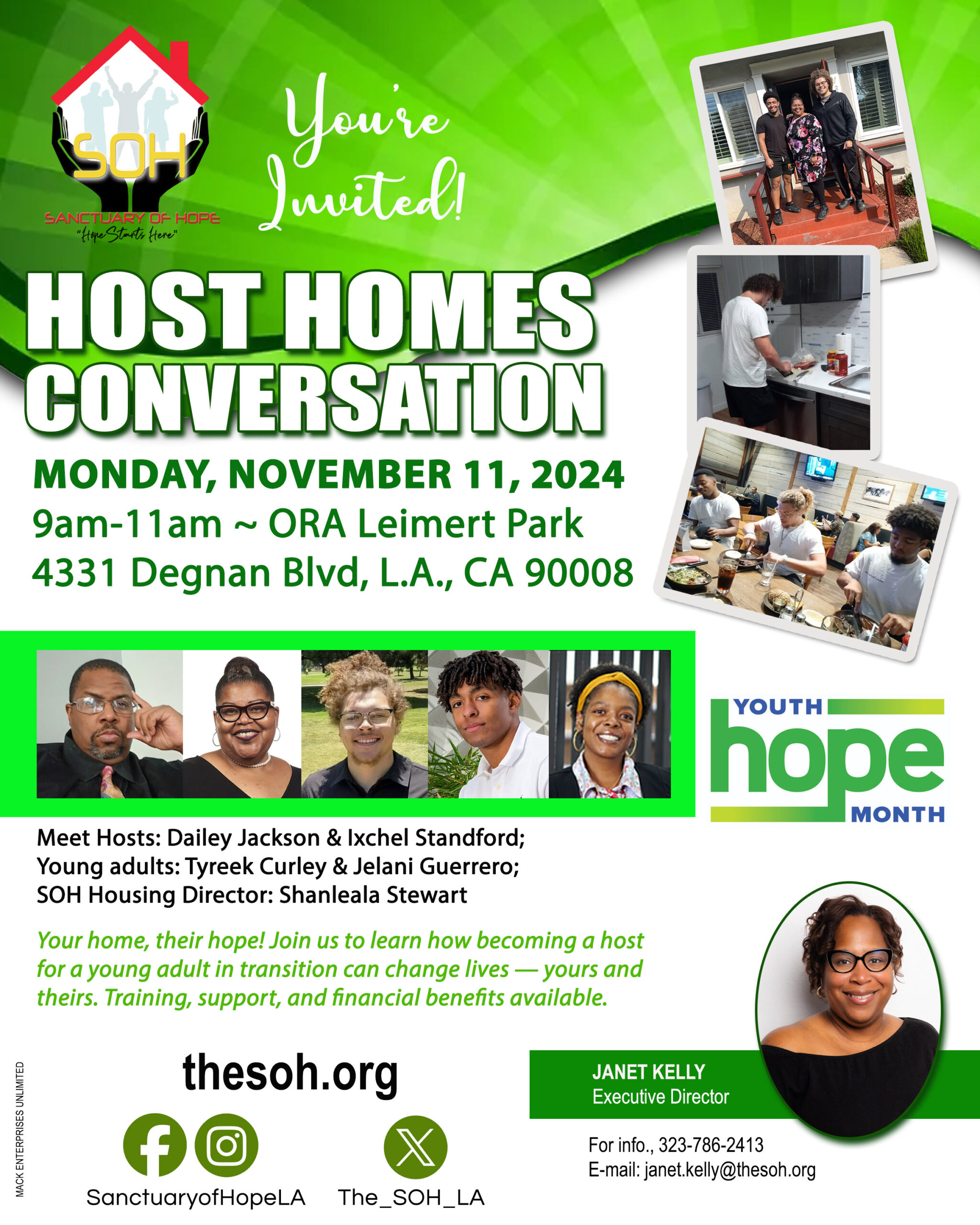 Join Sanctuary of Hope for a Host Home Conversation: Transforming Lives Together